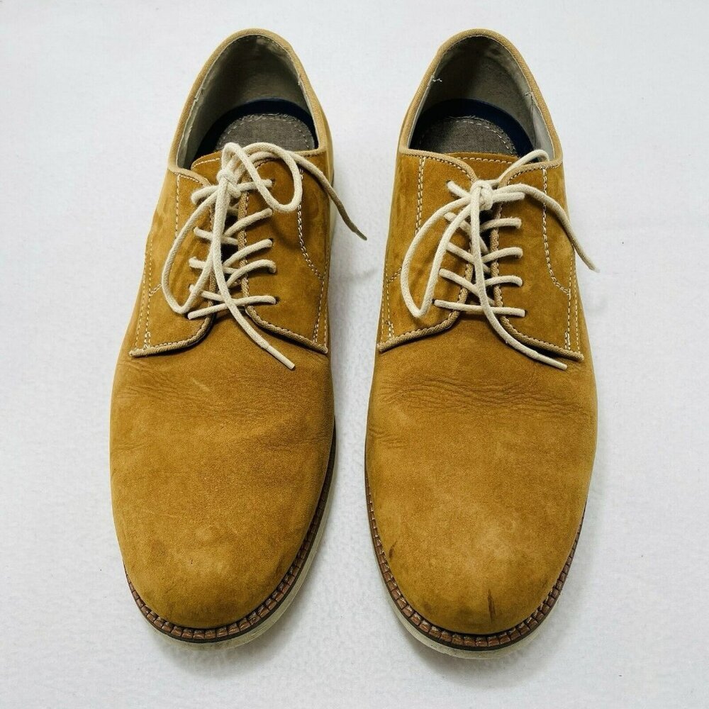 Gh Bass Oxford Genuine Leather Dress Shoes Men Size 11.5 Workwear Casual Lace Up